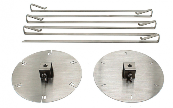 WILLS BIG Kamado bbq Grillspieße Set für Rotisserie Grillzubehör